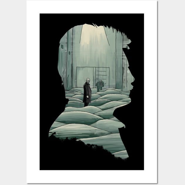 Andrei Tarkovsky´s Stalker Illustration Silhouette Wall Art by burrotees